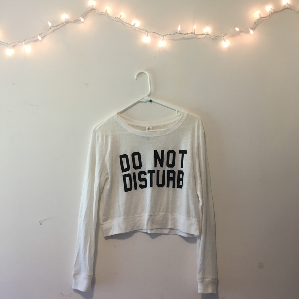 NWOT Forever 21 White Crop Top